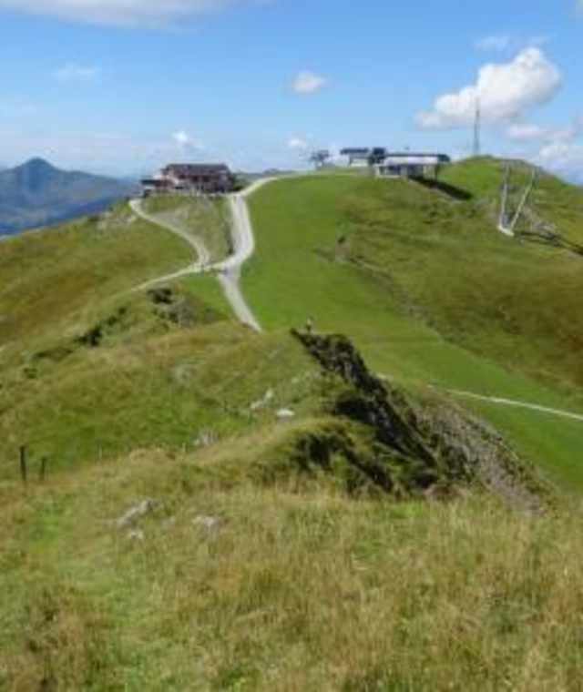 Blick zur Bergstation