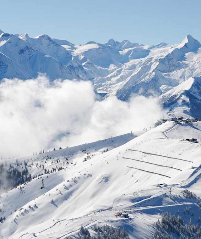 Aussicht auf die Bergstation