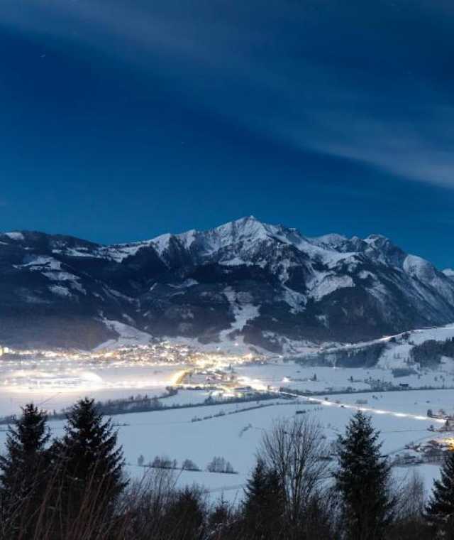 Kaprun bei Nacht