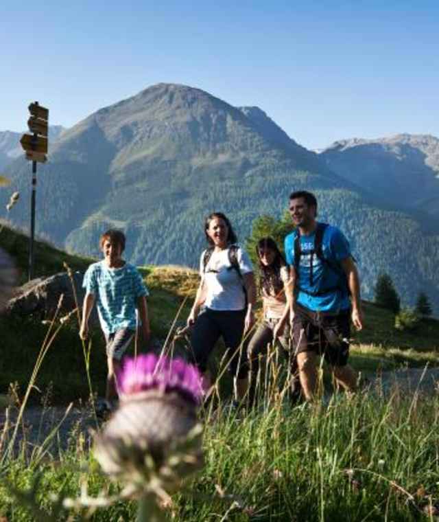 Diese Bergtour ist für die ganze Familie geeignet.