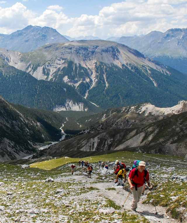Sehr beliebte Pass-Wanderung