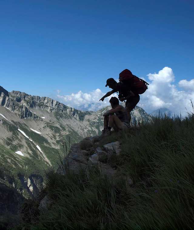 Unterwegs auf der fünften Etappe der Via Alta Vallemaggia
