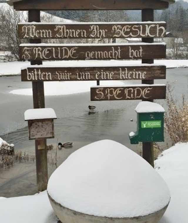 Teich mit Fischereilehrpfad