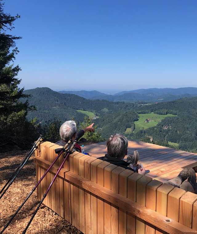 Aussichtsplattform an der Marienruhe