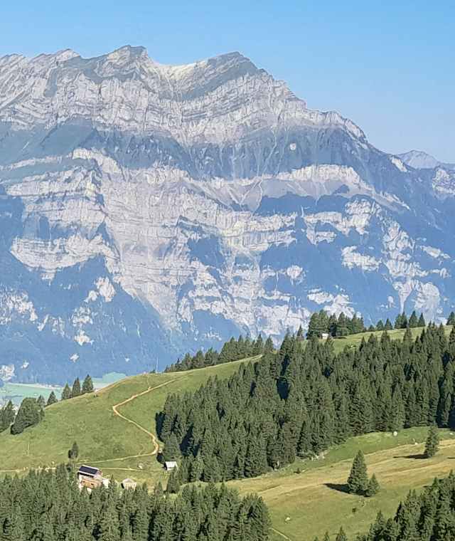 Blick zurück zur Äugstenhütte