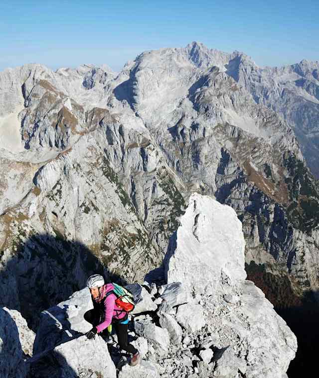Leichte Kletterei am Bambergweg 