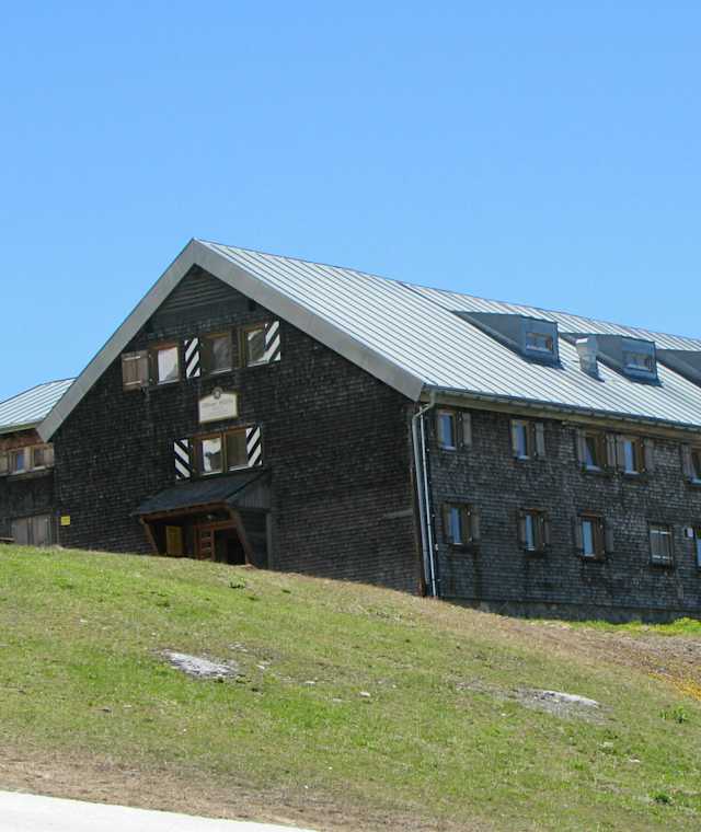 Die Ulmer Hütte, unser Ausgangspunkt der Tour