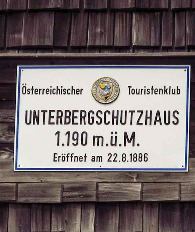 Das Unterberg Schutzhaus des ÖTK hat fast das ganze Jahr über geöffnet.