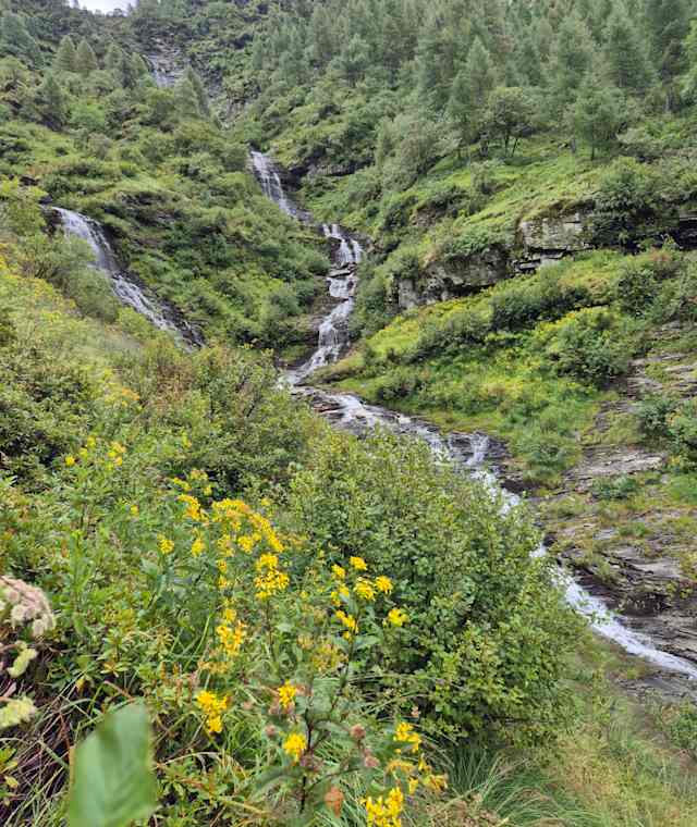 Aufstieg aus dem Tal