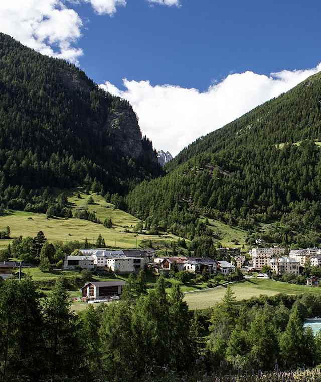 Das Dorf Lavin