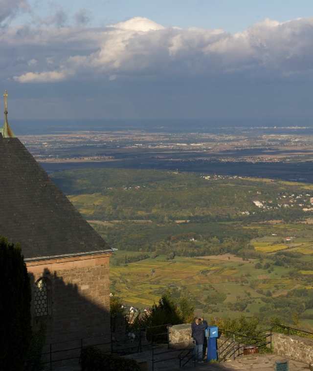 Elsassblick vom Odilienkloster