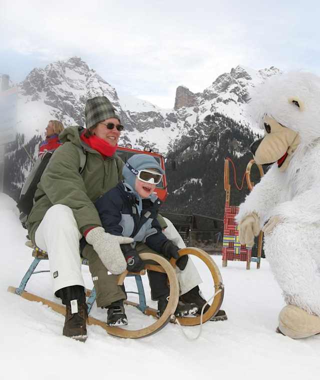 Bärenspaß auf der Rodelbahn am Reith-Gut
