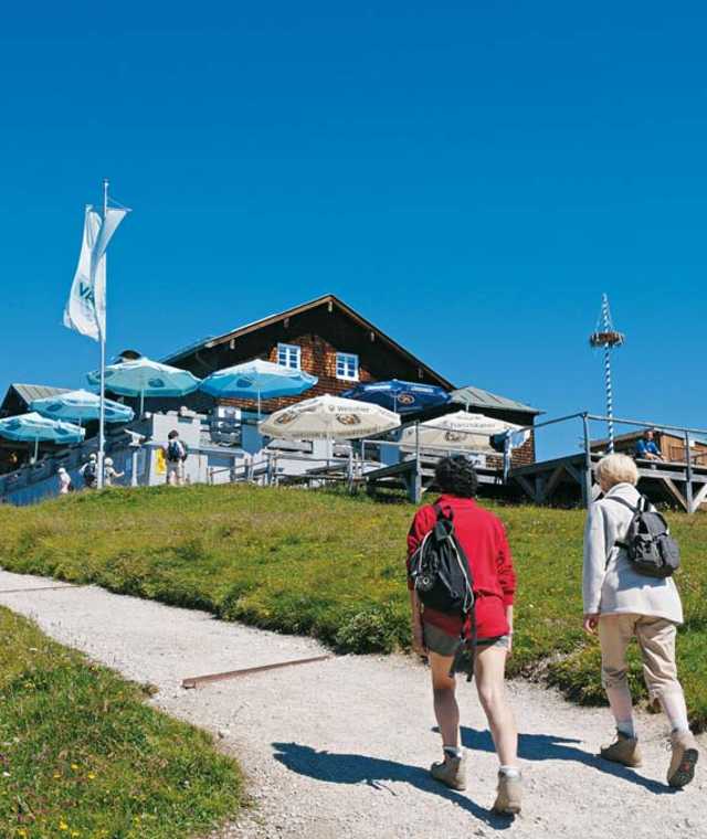 Sonnige Lage: das Wankhaus