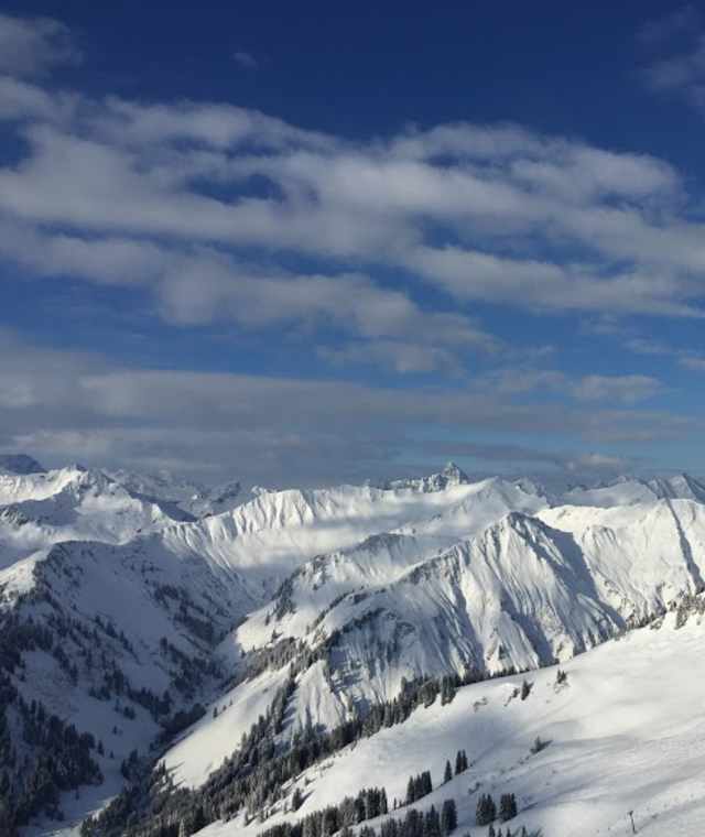 Blick auf Güntlespitze (Blidmitte)