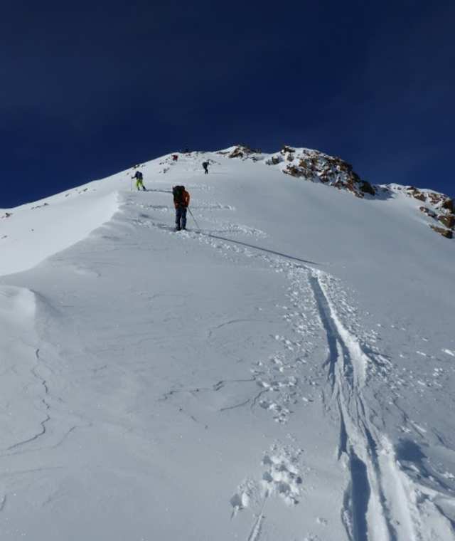 Von der Amberger Hütte auf den Schrankarkopf