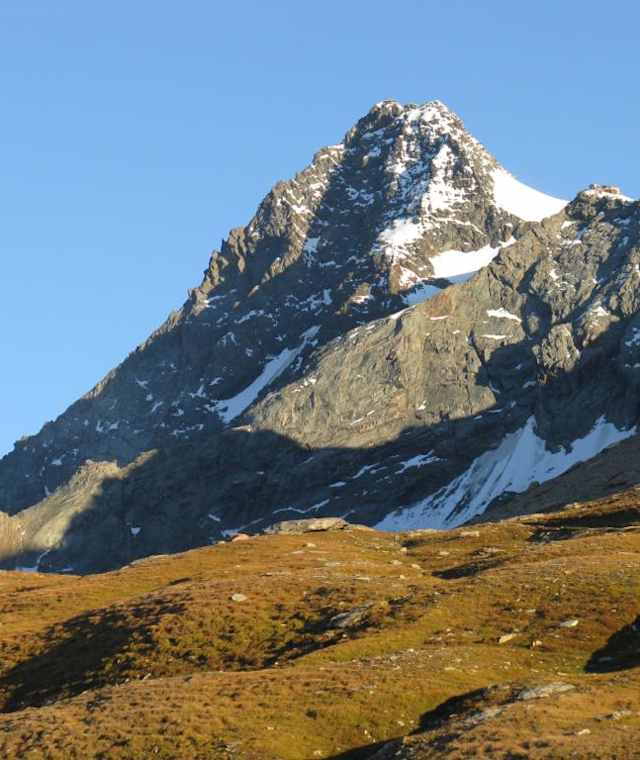 Blick zum Großglockner von der Salmhütte