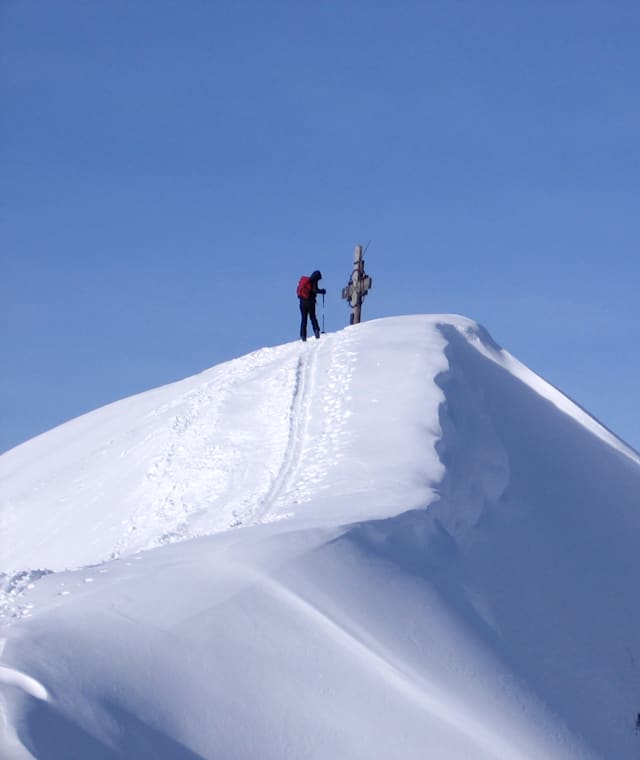 Am Gipfel des Zafernhorn