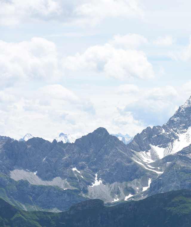Blick auf den Hochvogel