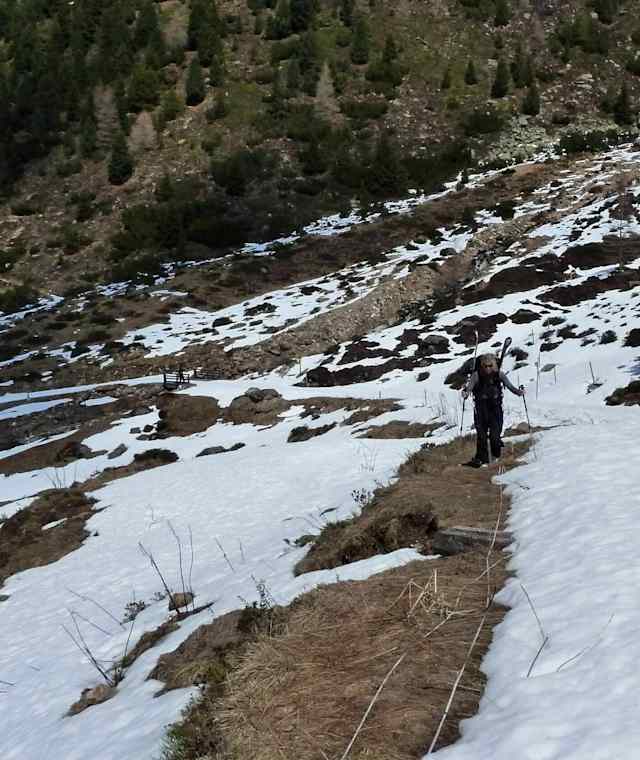 Die letzten Meter zur Hütte