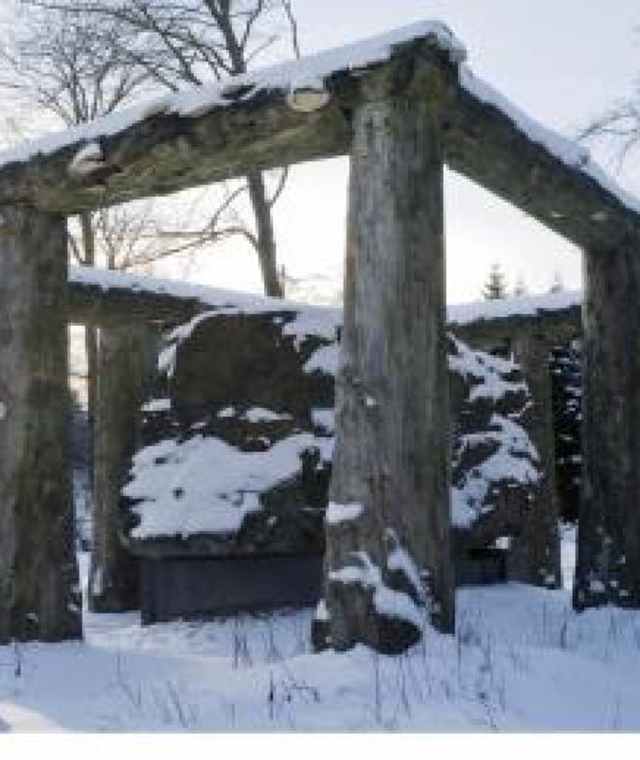Skulptur Stein-Zeit-Mensch