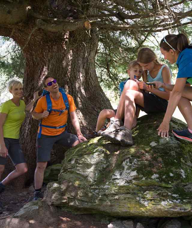 Eine schöne Familien Wanderung