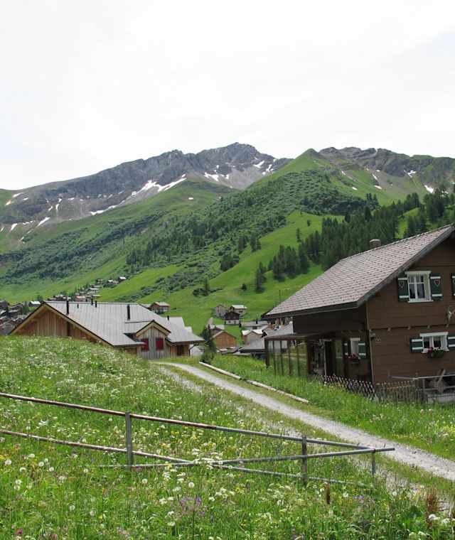 Blick auf Malbun