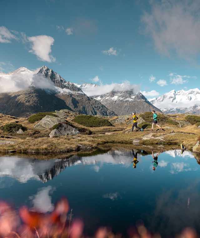Weite Ausblicke auf dem Stoneman Glaciara Hike