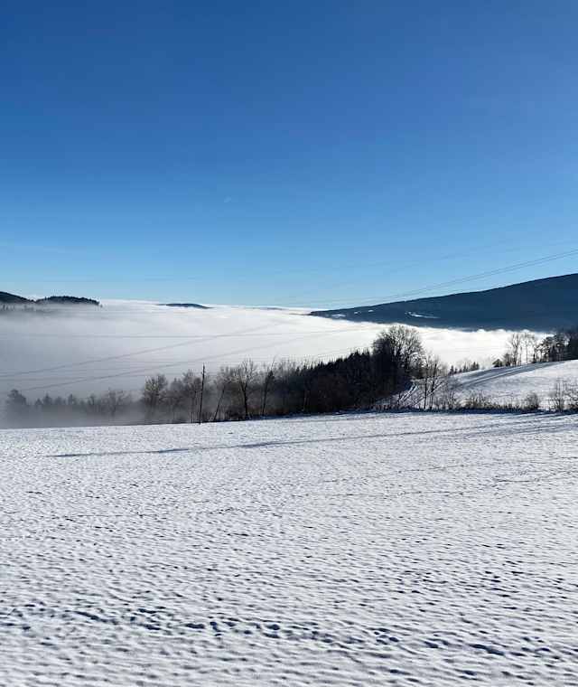 Wandern über den Wolken