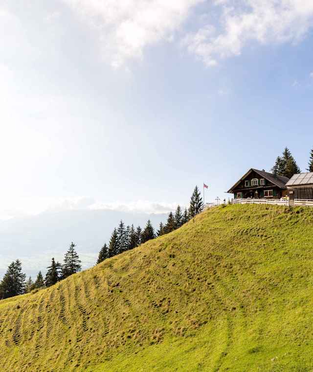 Gafadurahütte 1428 Meter über Meer
