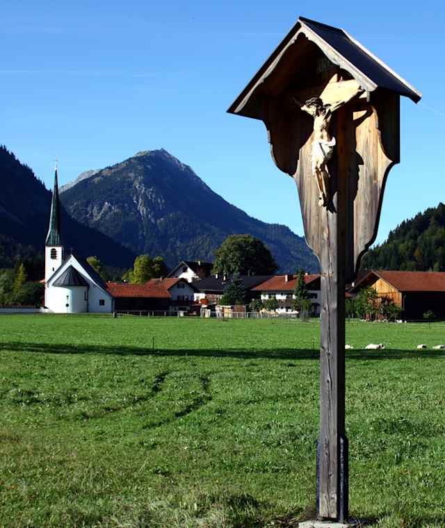 Blick auf Graswang