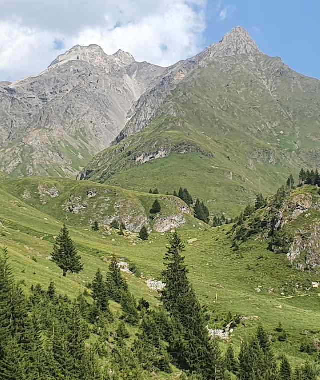 Schöne Landschaft zur Alp Flix