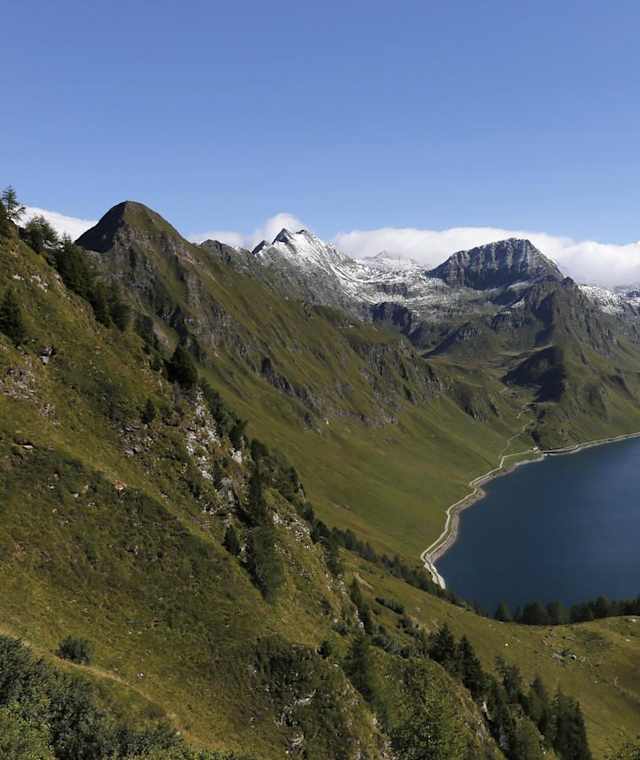 Blick über Piora, Leventina und Bedrettotal