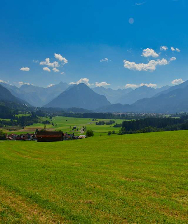 Ausblick Richtung Oberstdorf