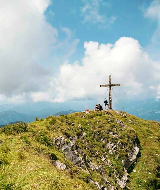 Gipfelkreuz am Latschur