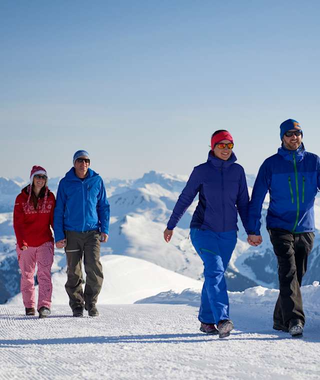 Winterwanderung Weisshorngipfel - Sattelhütte