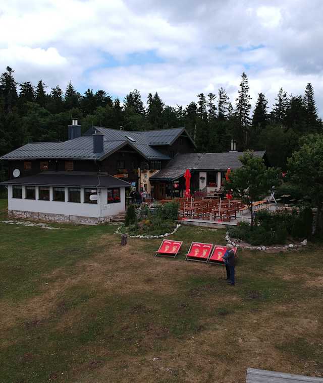 Die Wilhelm-Eichert-Hütte auf der Großen Kanzel
