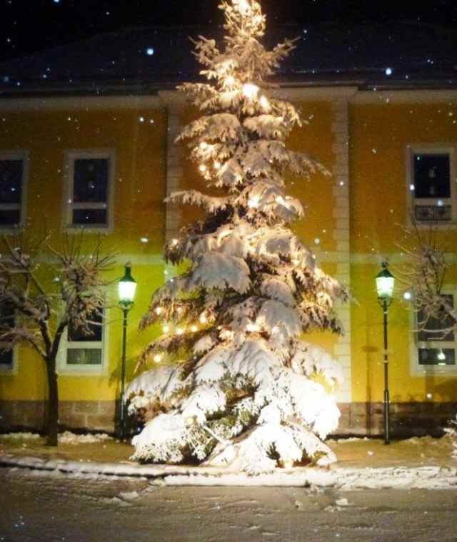 Winterliche Vorweihnachtsstimmung in Walpersbach