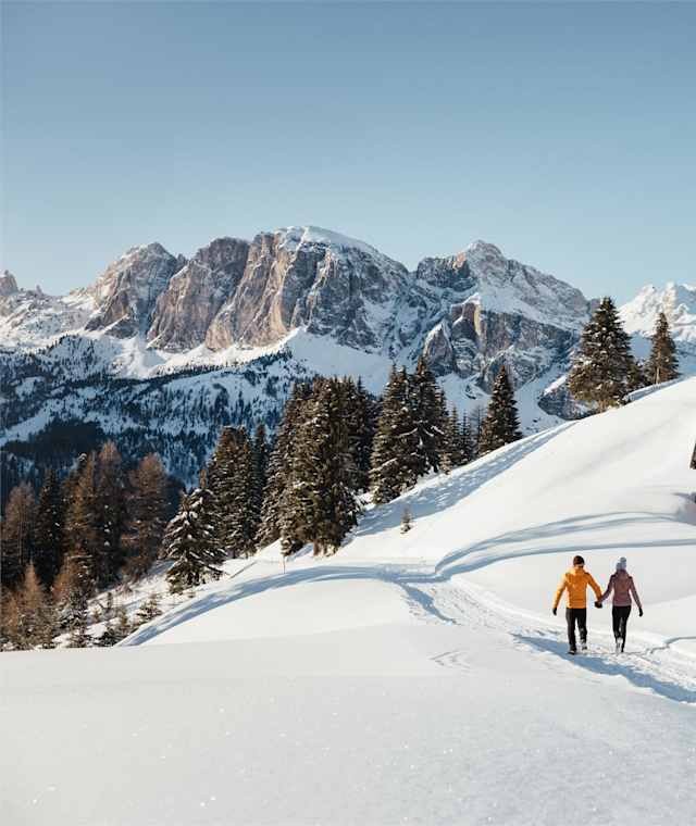 Winterwandern im Herzen der Dolomiten