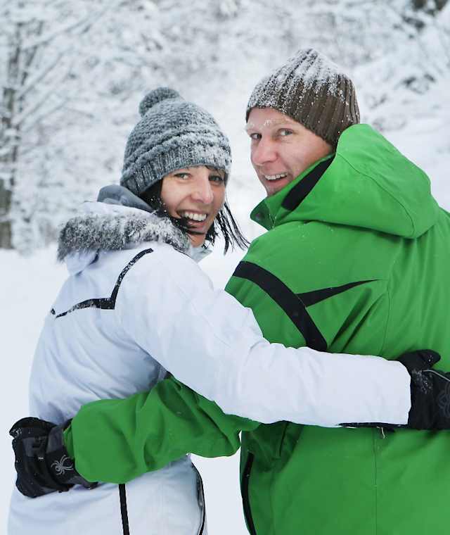Winterwandern in der Natur