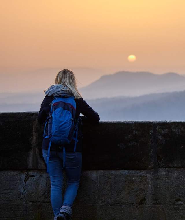 Ausblick von der Festung Königstein