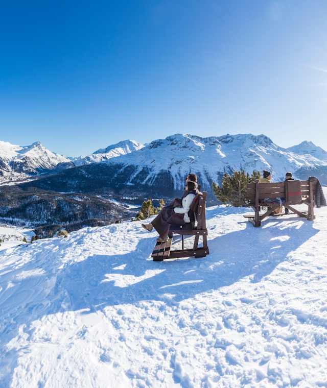 Toller Rastplatz am Winterwanderweg