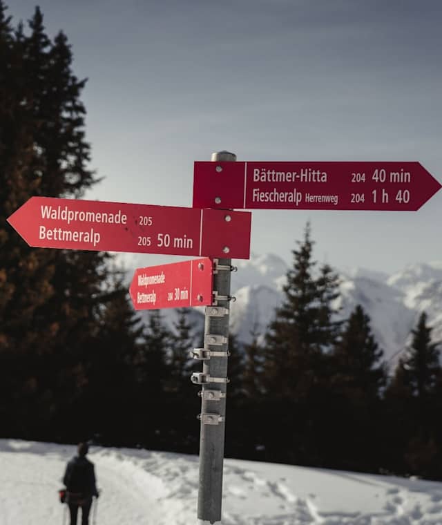 Im letzten Abschnitt der Wanderung