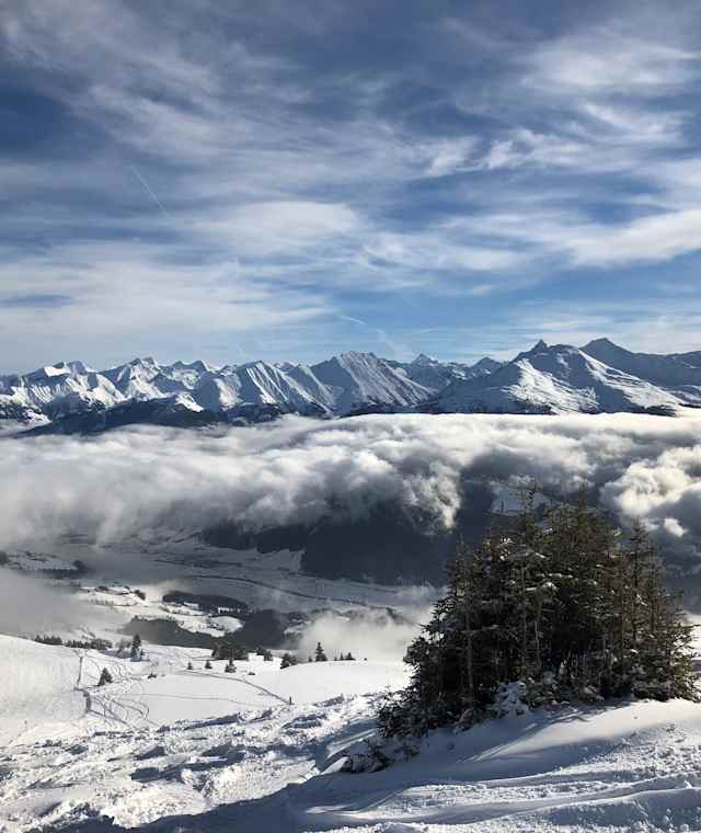 Vom Gipfel der Resterhöhe bietet sich ein schöner Ausblick auf das Saalachtal.