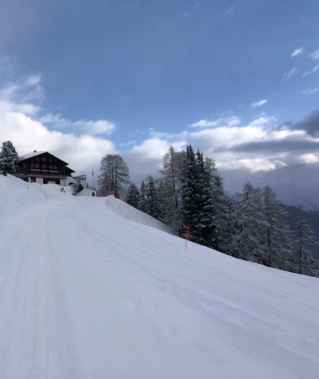 Kurz vor der Strela Alp