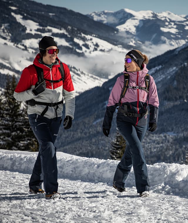 Mittelschwere Winterwanderung von Jausern zur Limbergalm.