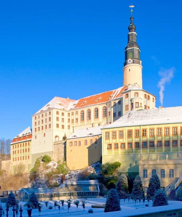 Schloss Weesenstein im Winter