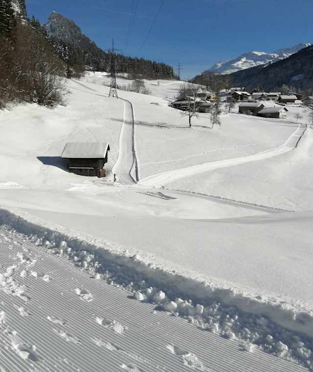 Winterwanderweg von Dalaas nach Wald