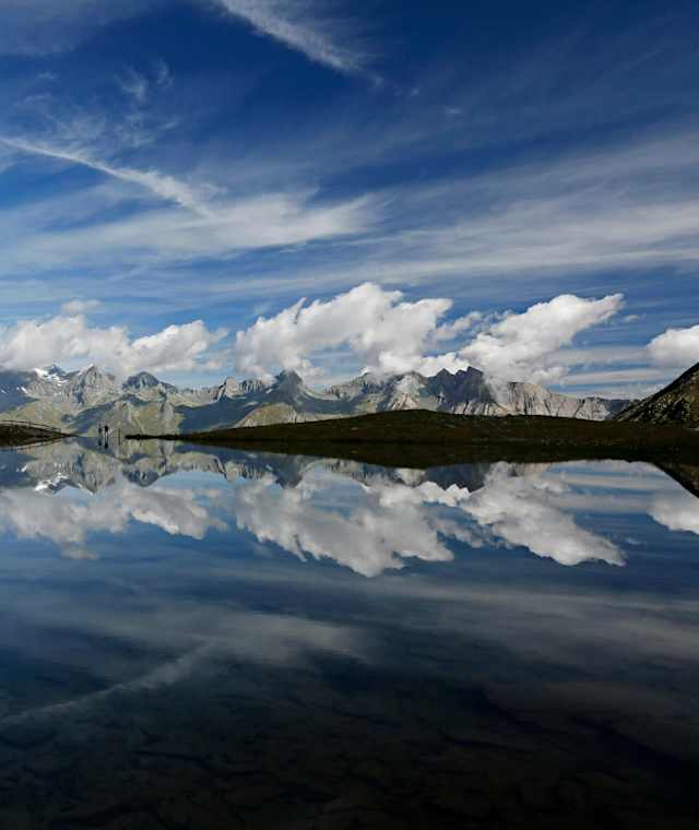 Zupalsee mit Zupalseehütte in der Lasörlinggruppe