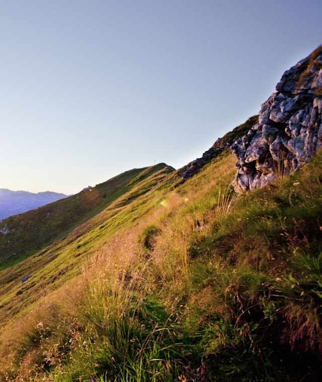 Sonnenuntergang am Zwölferkogelweg