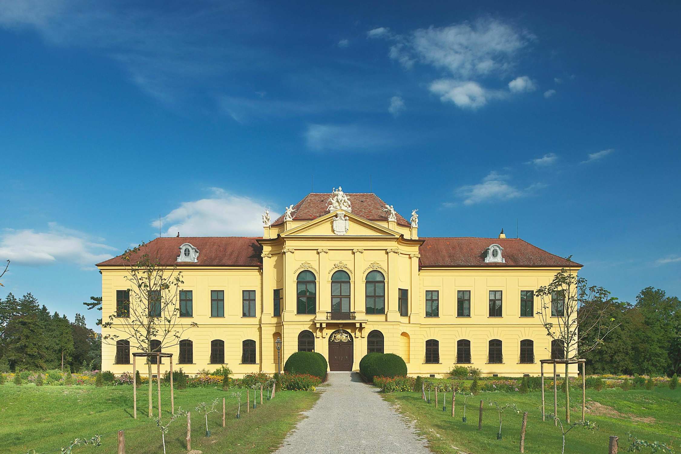 Terrassentur Schloss Von Auen Nachrusten